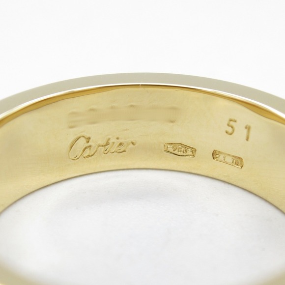 CARTIER 18k Yellow Gold Love Ring - Picture 4 of 8